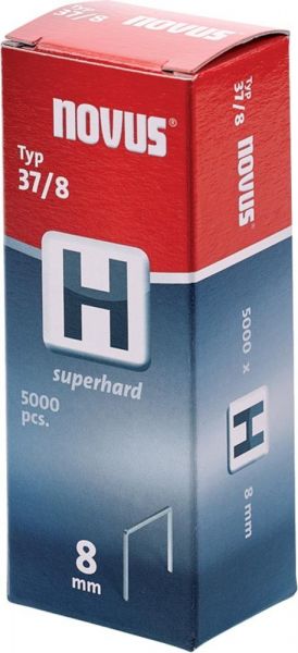 NOVUS® Klammer H TYP 37/8 mm Vz, 5000 St - erhältlich bei ✭ HUG Technik ✓