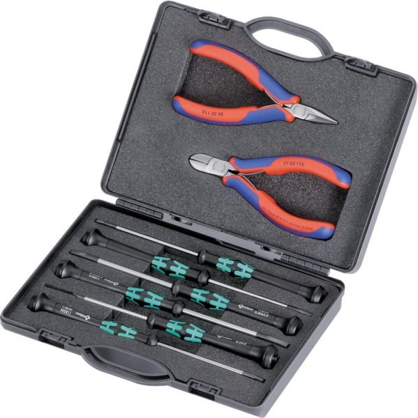 KNIPEX® Zangen-Set Elektronik 8-teilig - kommt direkt von HUG Technik 😊 KNIPEX® Zangen-Set Elektronik 8-teilig - kommt direkt von HUG Technik 😊