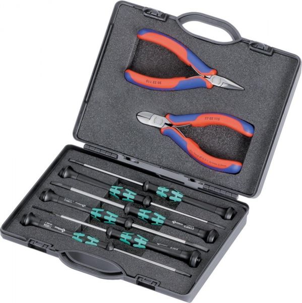 KNIPEX® Zangen-Set Elektronik 8-teilig - kommt direkt von HUG Technik 😊