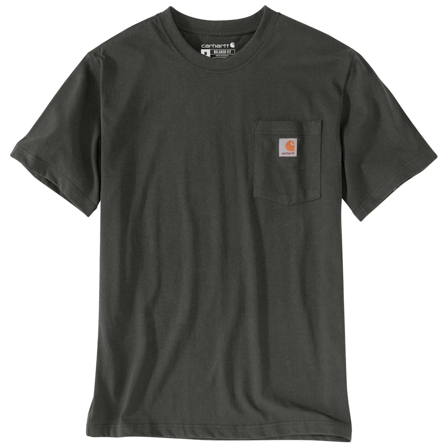 carhartt® Herren T-Shirt K87 POCKET S/S T-SHIRT, peat - gibt’s bei HUG Technik ✓