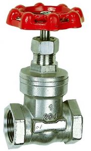 Muffen-Absperrschieber, Edelstahl, G 1 1/2 - bei HUG Technik ✓