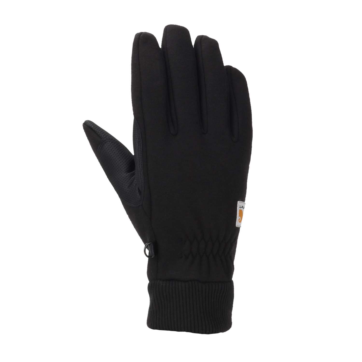 carhartt® Handschuh »Wind Fighter Thermal Lined Fleece Touch Sensitive Knit Cuff Glove« in black.