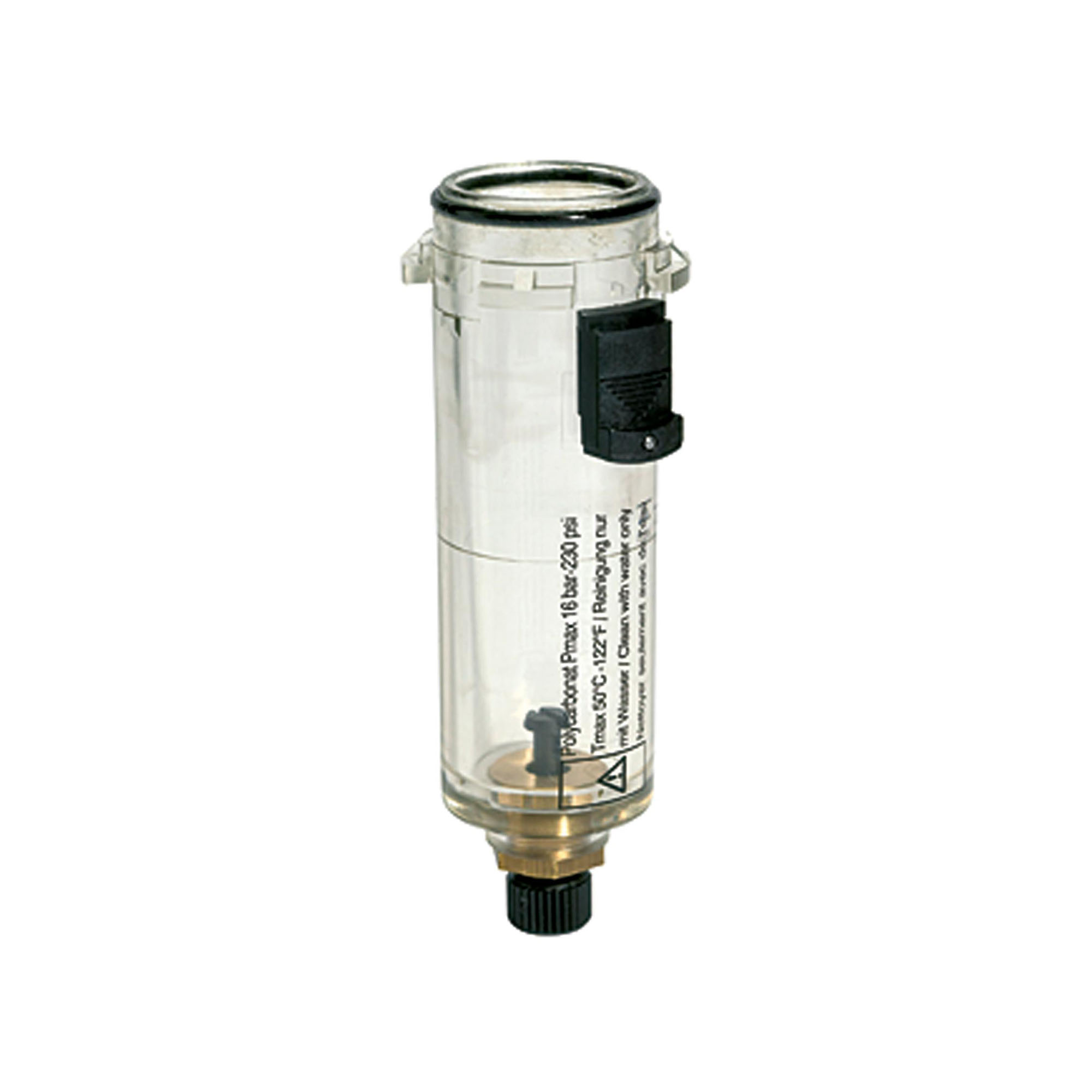 Polycarbonatbehälter m. Handablassventil, BG 2, G 1/2, G 3/4, G 1 - bei HUG Technik ✓ ✌