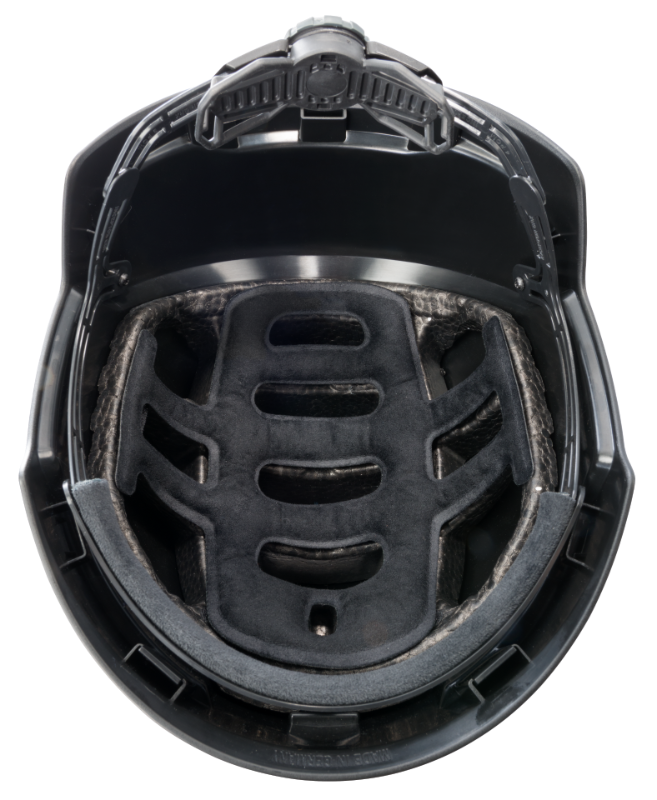 Schutzhelm INCEPTOR GRX REF, schwarz Detailansicht Helminneres.