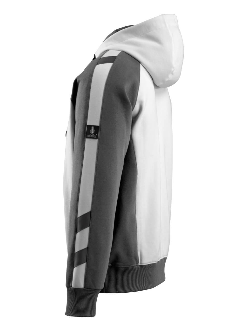 MASCOT® UNIQUE Kapuzensweatshirt »Regensburg« Gr. 2XL, weiß/dunkelanthrazit - bei HUG Technik ☆