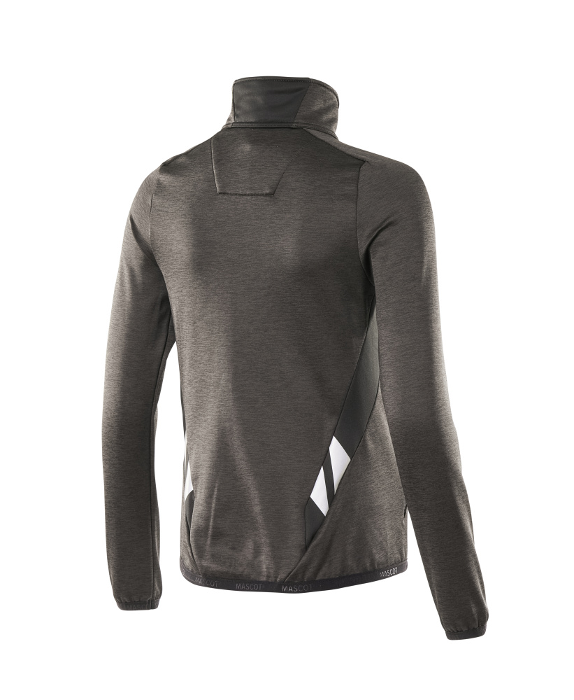 MASCOT® ACCELERATE Fleecepullover mit Reißverschluss  Gr. 2XL, dunkelanthrazit/schwarz - kommt direkt von HUG Technik 😊