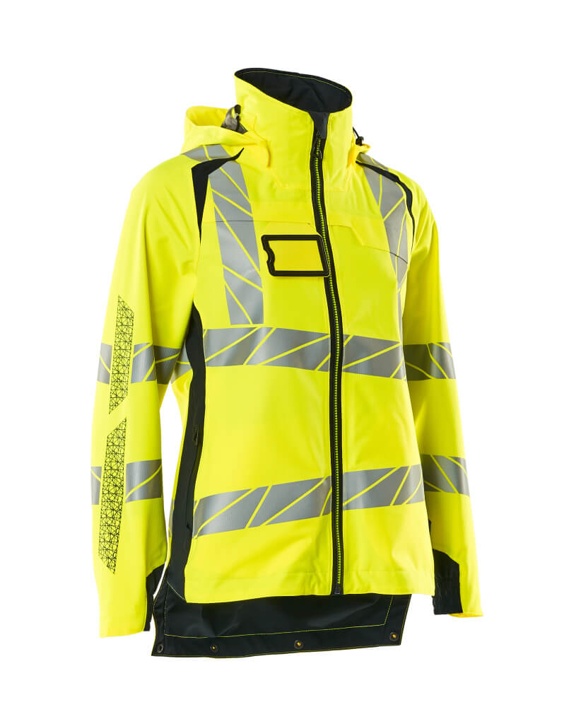 MASCOT® ACCELERATE SAFE Hard Shell Jacke  Gr. 2XL, hi-vis gelb/schwarzblau - direkt von HUG Technik ✓