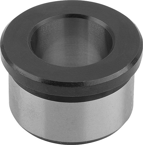 Buchse Stahl, brüniert, D=10 - K0362.10 - bei HUG Technik ✭