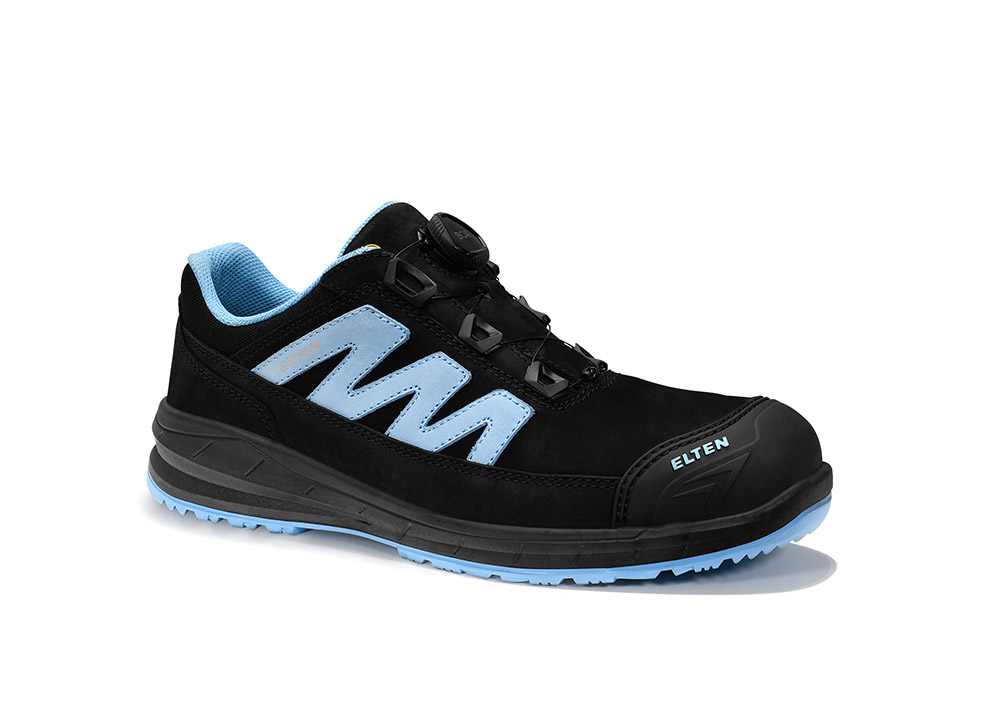 ELTEN® Sicherheitshalbschuh MARTEN XXSports Pro BOA® black-blue Low ESD S3, 728141 - bekommst Du bei HUG Technik ♡