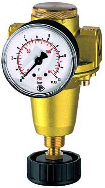 Konstant-Druckregler inkl. Manometer, BG 1, G 1/4, 0,5 - 10 bar - gibt’s bei ☆ HUG Technik ✓