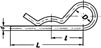 E-NORMpro Federstecker 3,2mm einfach, nach Werksnorm, galvanisch verzinkt, Packung mit 50 Stück - bei HUG Technik ✭