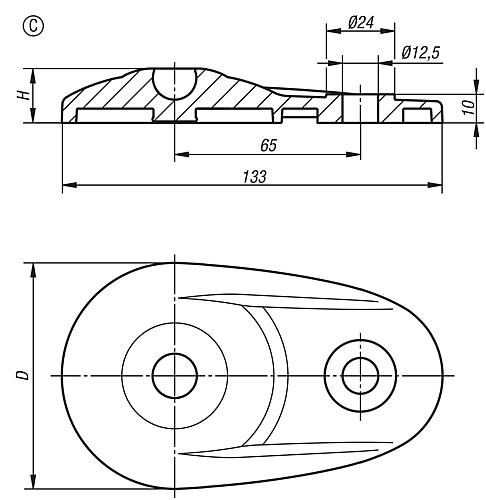 Teller, Form:C Kunststoff - K0654.30803 - direkt bei HUG Technik ✓