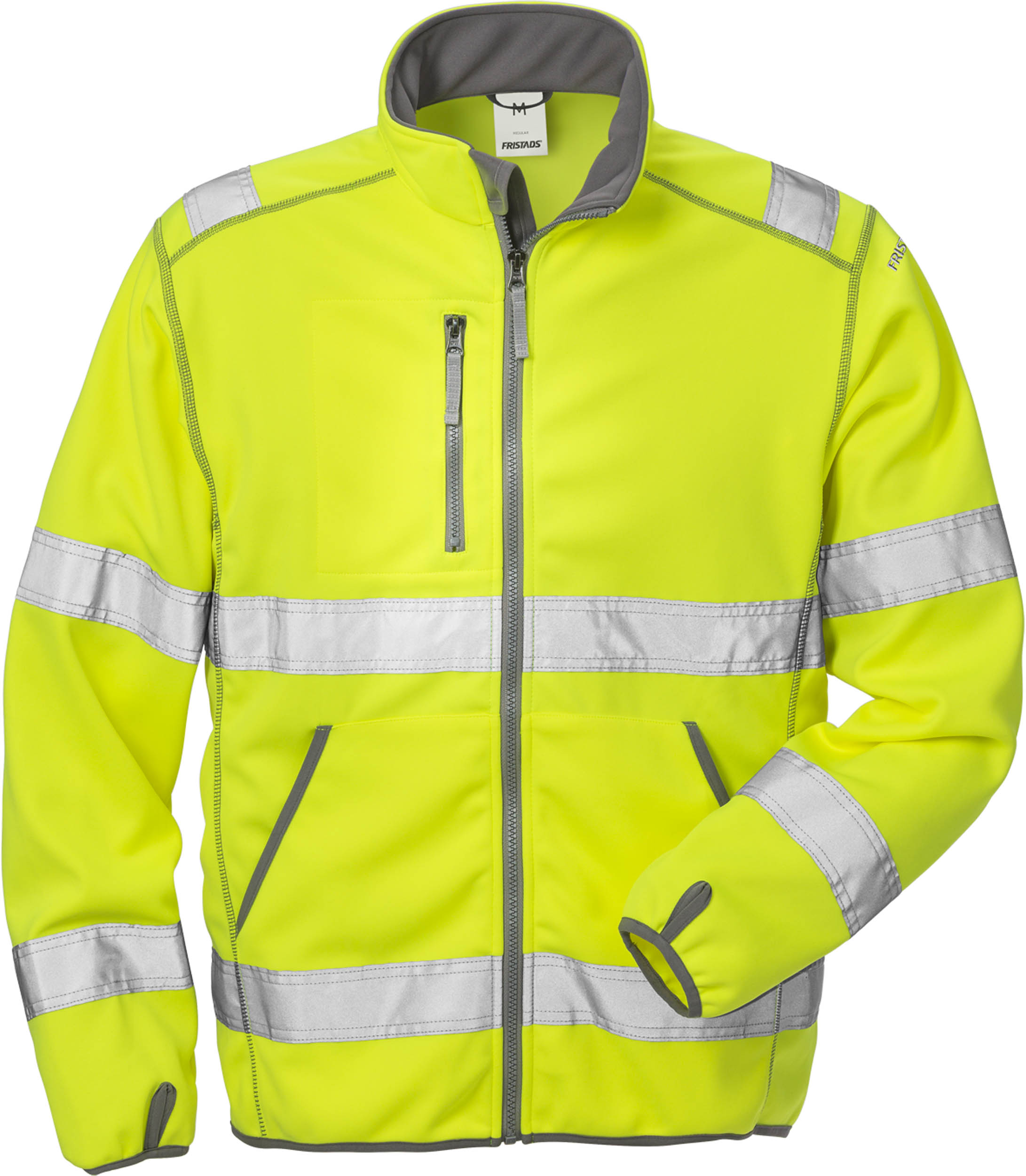 KANSAS®-High Vis Softshell-Jacke Kl. 3, Gr. XL Warnschutz-Gelb 130, Typ 4840 SSL - bekommst Du bei ★ HUG Technik ✓