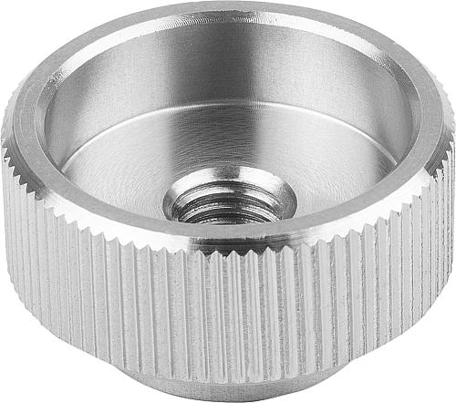 Rändelmutter M05, Form: A Edelstahl - K0137.1052 - direkt bei HUG Technik ✓