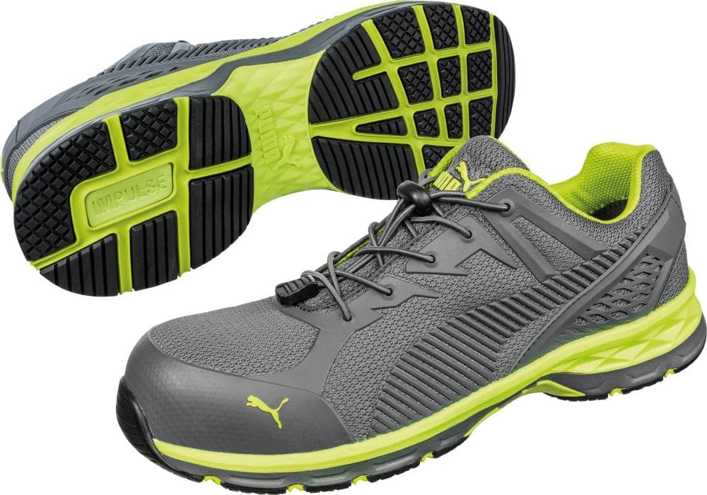 Puma® Sicherheitshalbschuh Fuse Motion 2.0 LOW  GREEN S1P ESD HRO SRC - erhältlich bei ♡ HUG Technik ✓