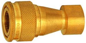 Hydraulikkupplung beidseitig absperrend, G 1/8 IG NW 4,3, Messing - bei HUG Technik ✓