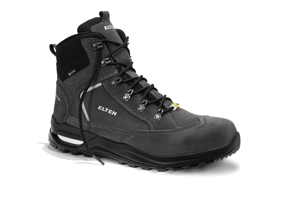 ELTEN® Berufsstiefel RONAN XXF GTX dark grey Mid ESD O2 WR CI ELTEN® Berufsstiefel RONAN XXF GTX dark grey Mid ESD O2 WR CI