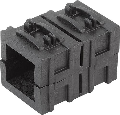 Reduzierhülse Vierkant Thermoplast, A=20,5 - K0491.13020 - gibt’s bei HUG Technik ✓