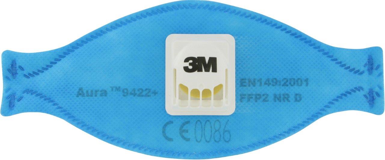 3M™ Aura™ Atemschutzmaske 9422+ FFP2 NR D - bei HUG Technik ✓