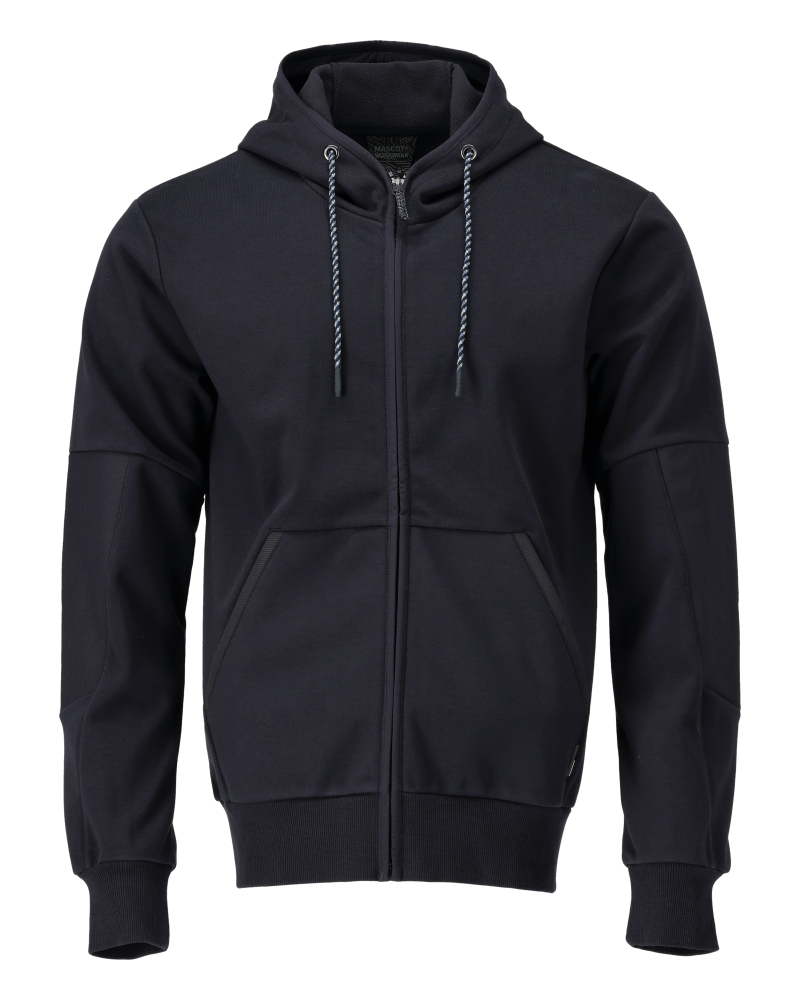 MASCOT® CUSTOMIZED Kapuzensweatshirt mit Reißverschluss  Gr. 2XL, schwarzblau - jetzt NEU bei HUG Technik  😊