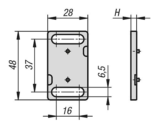 Distanzstück für Kugelschnäpper, Polyamid schwarz - K1294.94 - direkt von HUG Technik ✓