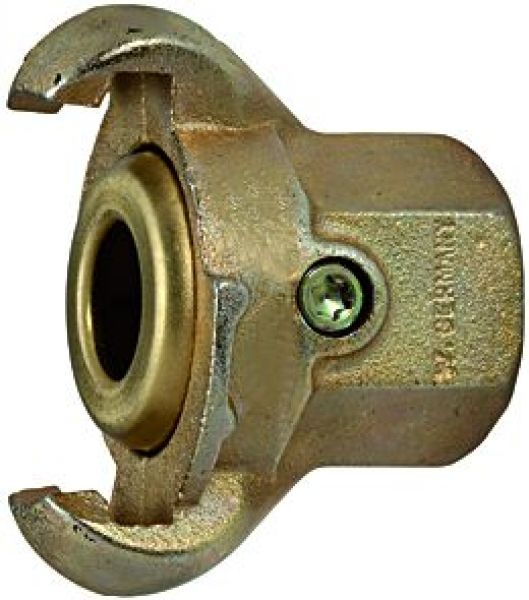Klauenkupplung mit Innengewinde, G 1/2, mit Messing-Dichtung - bei HUG Technik ✓