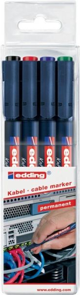 edding® Kabelmarker-Set Nr. 8407 - erhältlich bei ✭ HUG Technik ✓