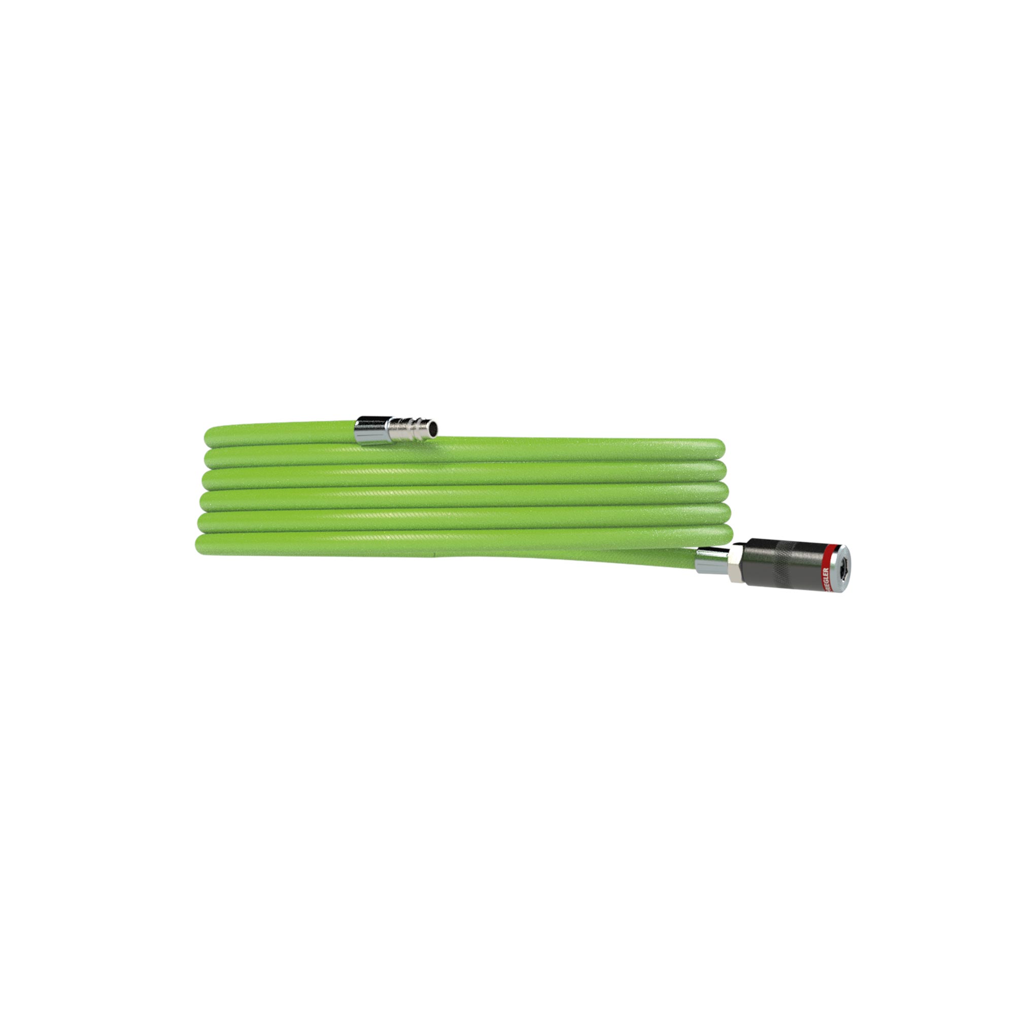 PVC-Gewebeschlauch-Set leuchtgrün, Schlauch-ø 15x9, Länge 20 m - erhältlich bei ♡ HUG Technik ✓