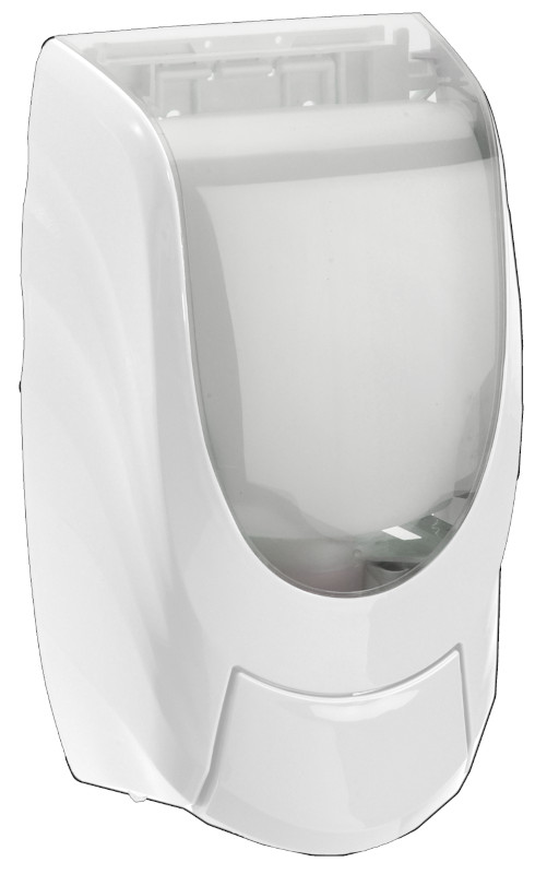 Physioderm® Kunststoff-Spender NEPTUNE STANDARD weiß, für 1L-Neptuneflasche - bekommst Du bei HUG Technik ♡