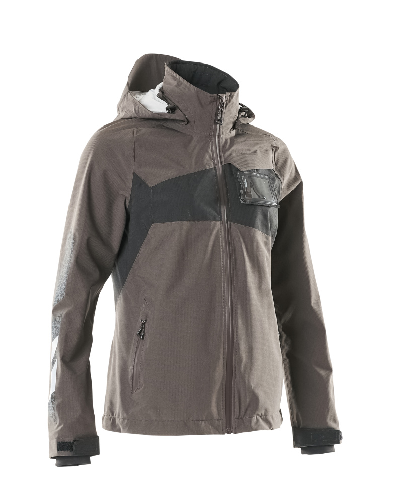 MASCOT® ACCELERATE Hard Shell Jacke  Gr. 2XL, dunkelanthrazit/schwarz - bekommst Du bei HUG Technik ♡