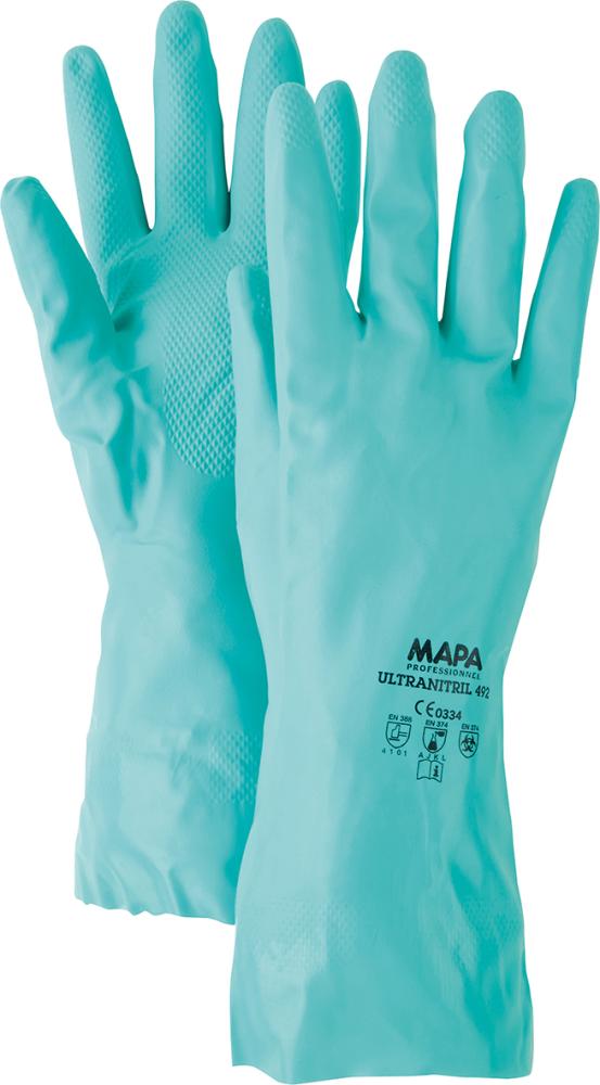 MAPA® Handschuh Ultranitril 492, grün - kommt direkt von HUG Technik 😊