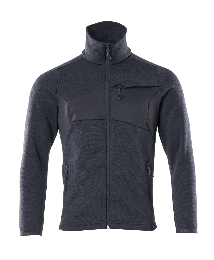 MASCOT® ACCELERATE Strickpullover mit Reißverschluss  Gr. 2XL, schwarzblau - jetzt NEU bei HUG Technik  😊