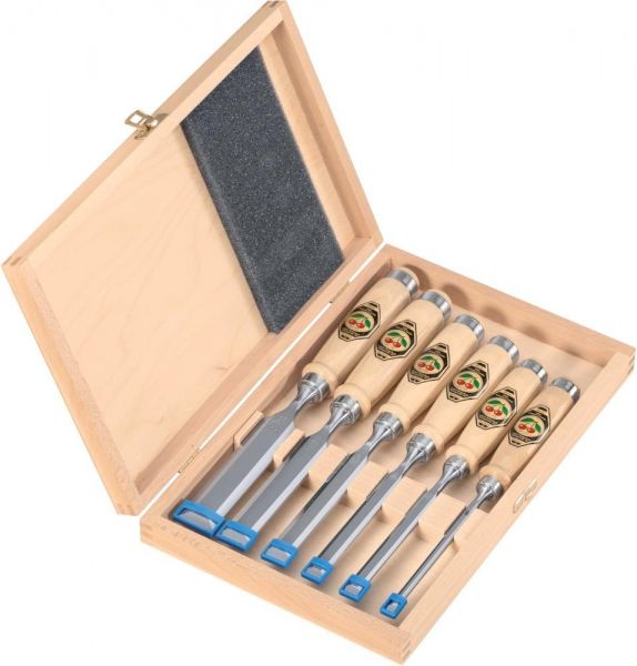 KIRSCHEN Stechbeitelsatz 6-teilig Holzkasten - erhältlich bei ♡ HUG Technik ✓ KIRSCHEN Stechbeitelsatz 6-teilig Holzkasten - erhältlich bei ♡ HUG Technik ✓
