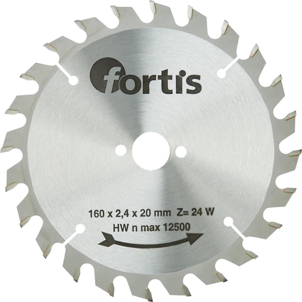 HW-Kreissägeblatt 160x2,4 x20 mm Z20W Fortis - gibt’s bei ☆ HUG Technik ✓