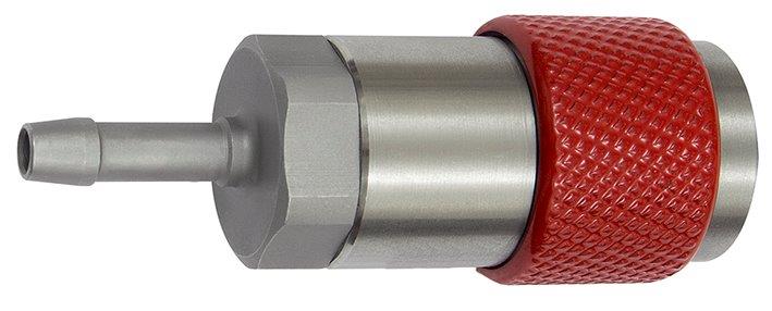 Unverwechselbare Dreh-Sicherheitskupplung NW 6, ISO 6150 C, Tülle LW 6, rot - bei HUG Technik ✓