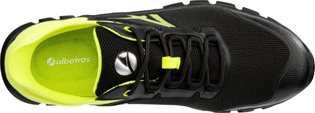 Albatros OCTANE YELLOW Sicherheitshalbschuh oben.