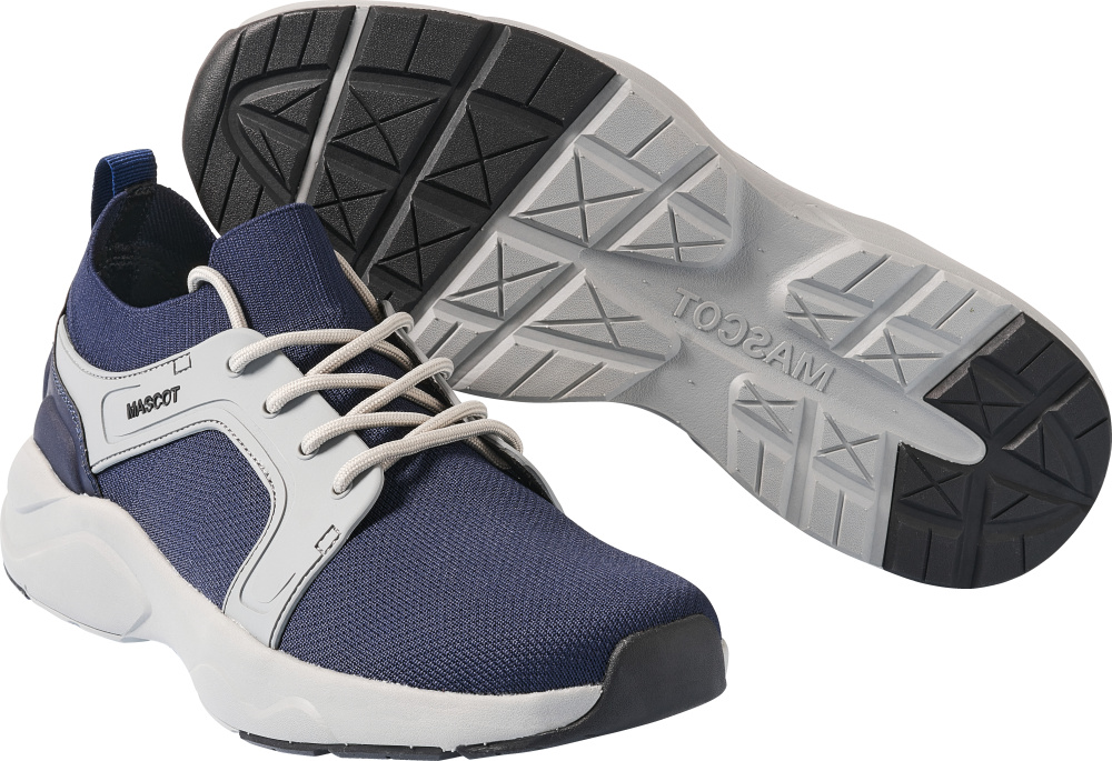 MASCOT® FOOTWEAR CASUAL Sneakers S1P, Schnürsenkel  Gr. 39, marine/hellgrau - jetzt NEU  bei ✭ HUG Technik ✓