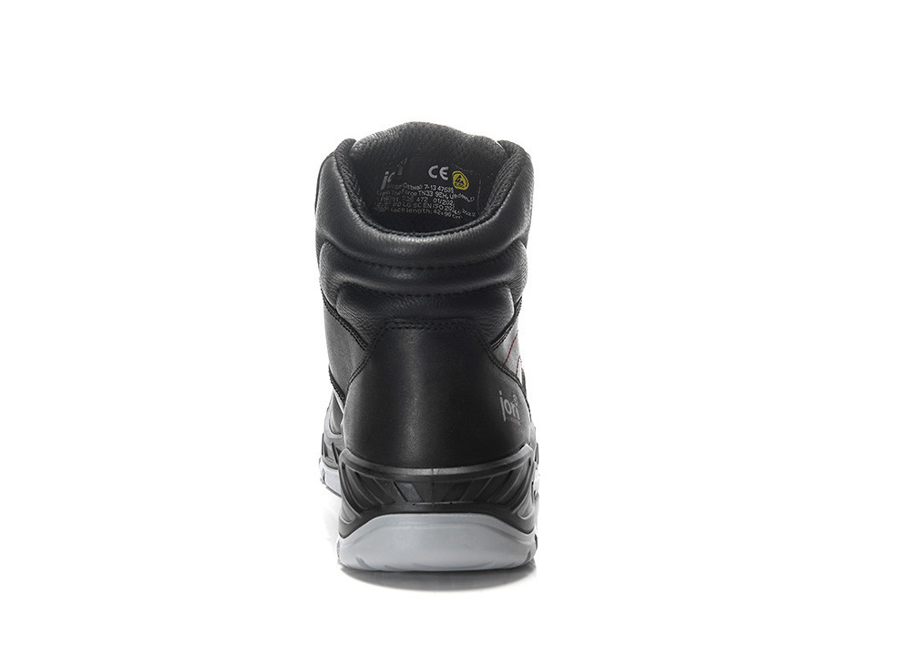 JORI Sicherheitsstiefel jo_ADVANCED Compo BOA® black Mid ESD S3S - hinten