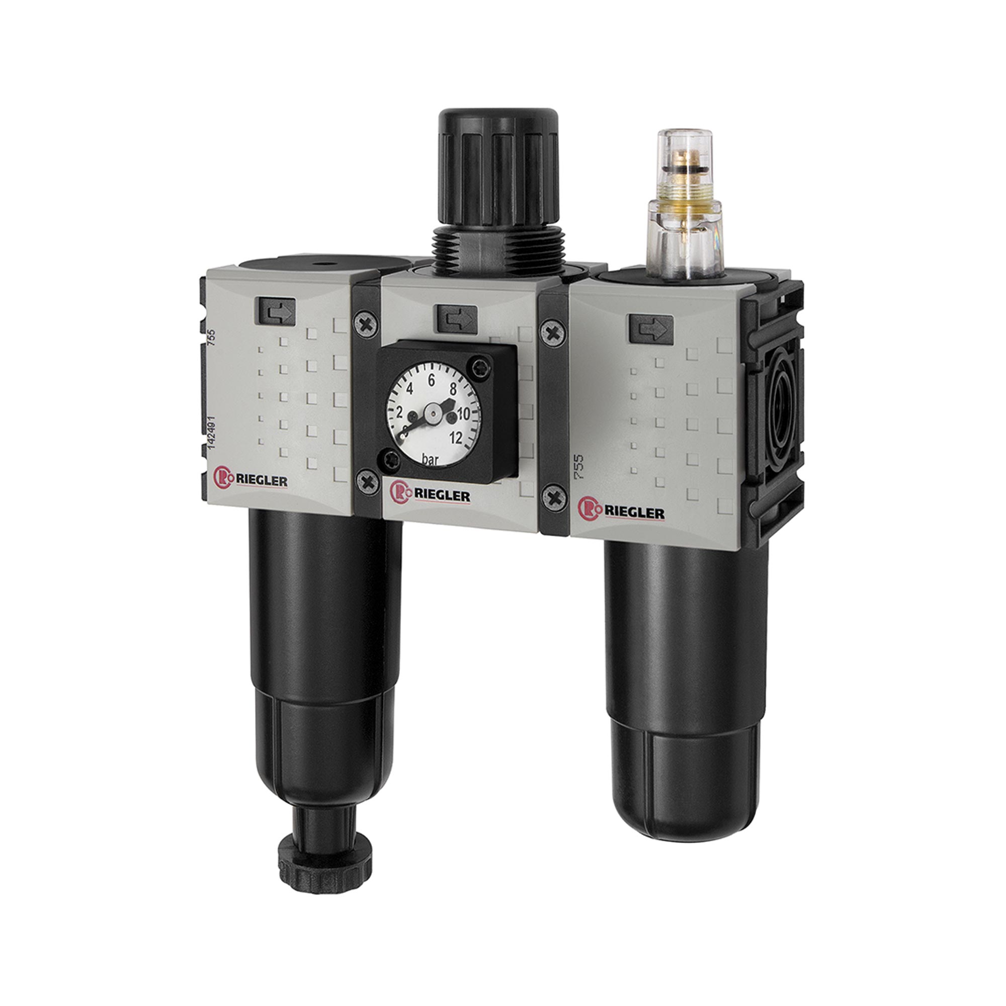 WE 3-tlg. »FUTURA-mini«, Metallbehälter, Kompaktmanometer, G 1/4, 0,1-4, HA - direkt bei HUG Technik ✓