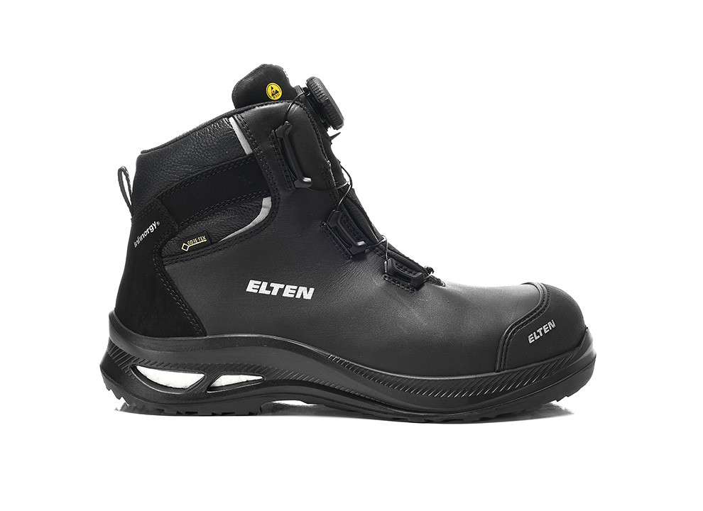 ELTEN® Sicherheitsstiefel TERENCE XXG PRO BOA® GTX black Mid ESD S3 HI CI - bei HUG Technik ✓