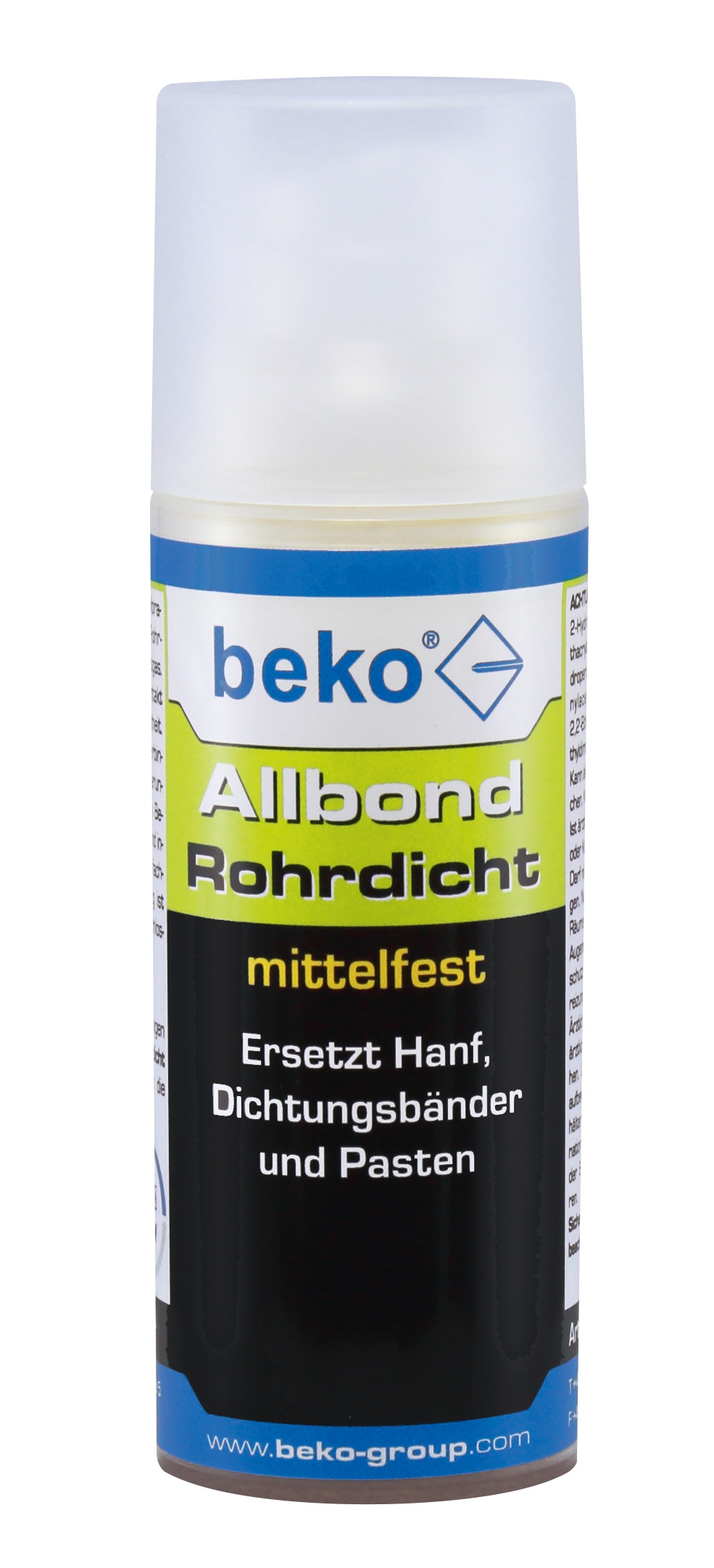 beko Allbond Rohrdicht anaerober Dichtstoff gelb 50 ml Ziehharmonikaflasche