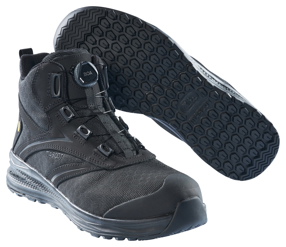 MASCOT® FOOTWEAR CARBON Sicherheitsstiefel S1P Gr. 39, schwarz/schwarz - bei HUG Technik ♡