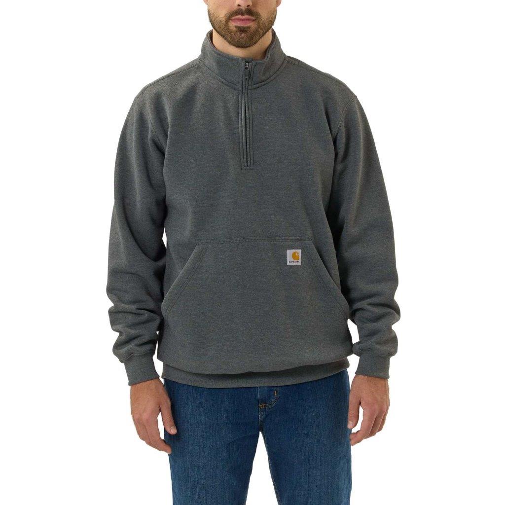 carhartt® Herren-Sweatshirt »QUARTER-ZIP SWEATSHIRT« Flach  - direkt von HUG Technik ✓