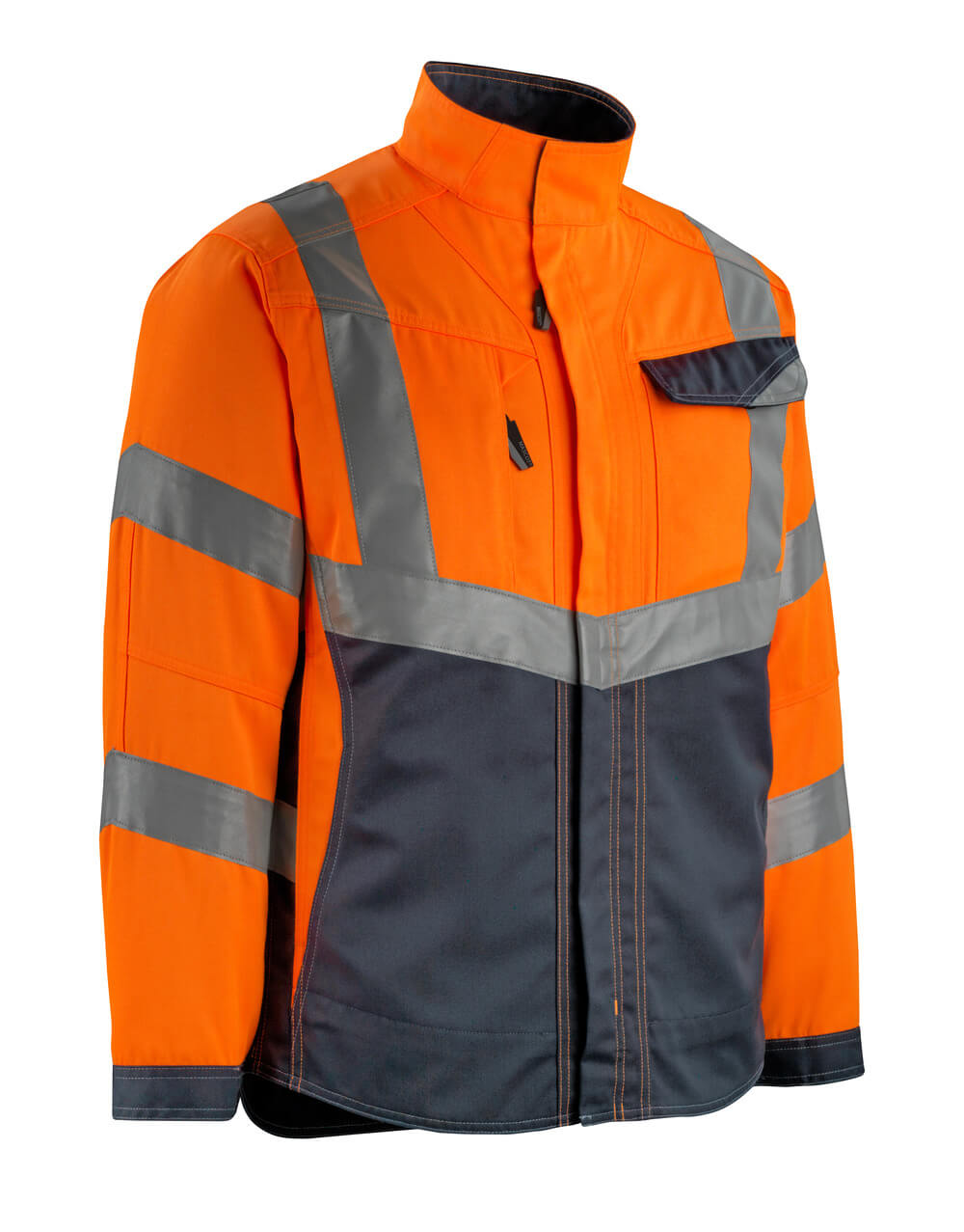 MASCOT® SAFE SUPREME Jacke »Oxford« Gr. 2XL, hi-vis orange/schwarzblau - kommt direkt von HUG Technik 😊
