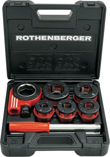 ROTHENBERGER Hand-Schneidkluppen-Set 3/8-1.1/4 Zoll - erhältlich bei ♡ HUG Technik ✓ ROTHENBERGER Hand-Schneidkluppen-Set 3/8-1.1/4 Zoll - erhältlich bei ♡ HUG Technik ✓