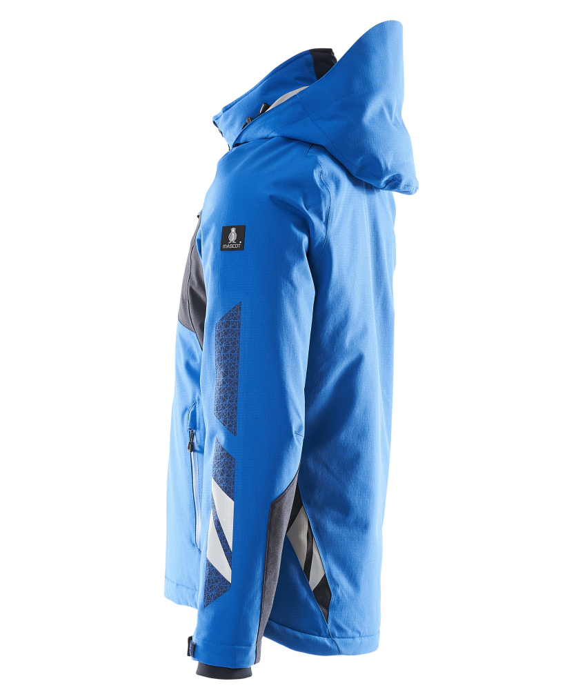 MASCOT® ACCELERATE Winterjacke  Gr. 2XL, azurblau/schwarzblau - bei HUG Technik ♡