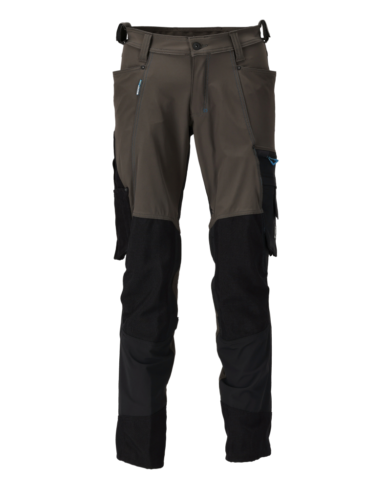MASCOT® ADVANCED Hose mit Knietaschen  Gr. 76/C46, dunkelanthrazit/schwarz - erhältlich bei ✭ HUG Technik ✓