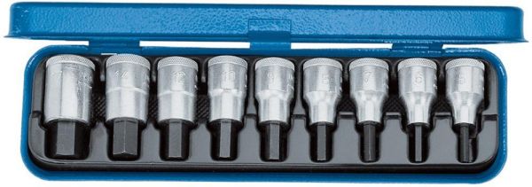 GEDORE Schraubendreher-Einsatz Garnitur 1/2 Zoll 9-teilig 5-17mm i6kt - bei HUG Technik ☆