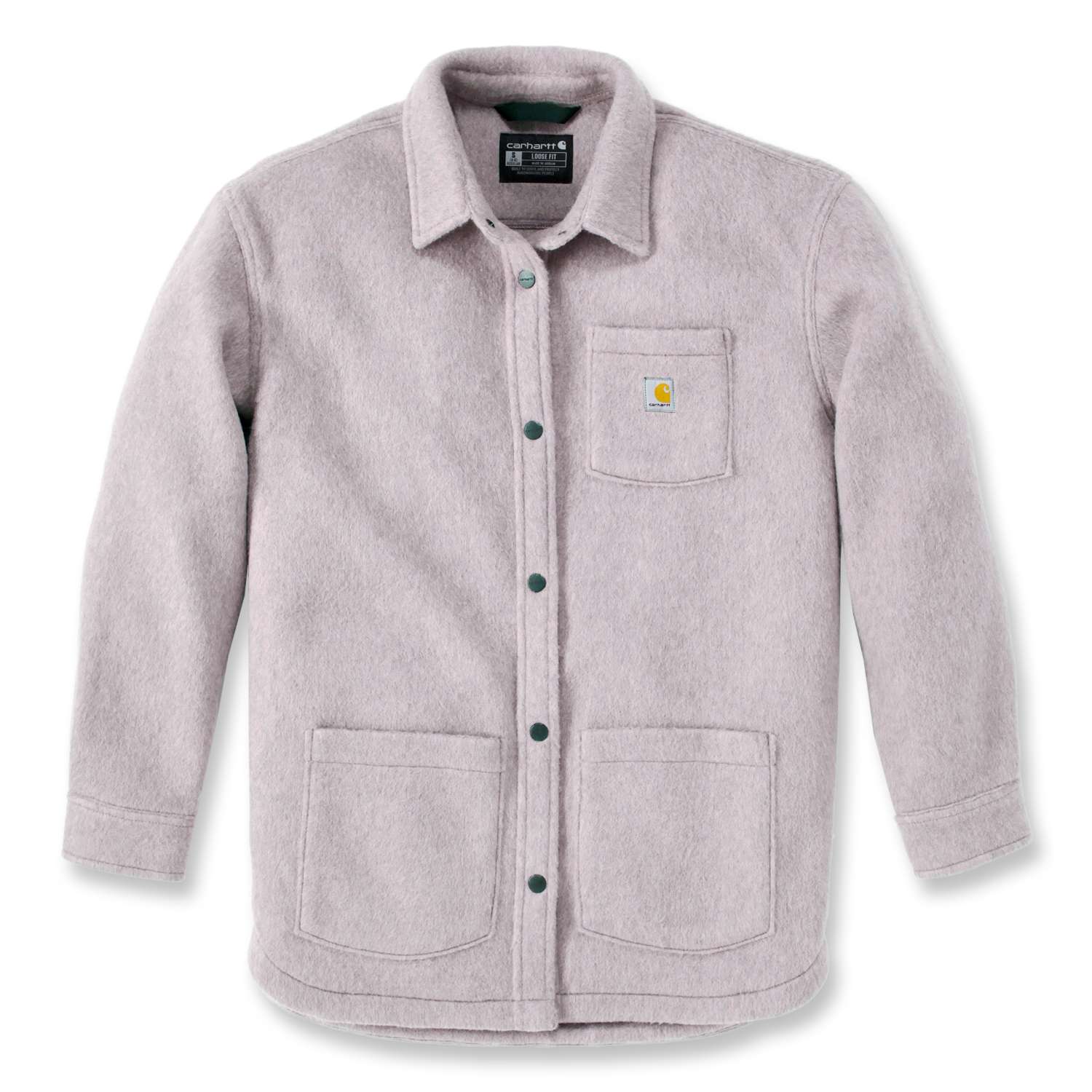 carhartt® Damen Hemdjacke Fleece »WOOL BLEND OVERSHIRT« Flach  - erhältlich bei ♡ HUG Technik ✓