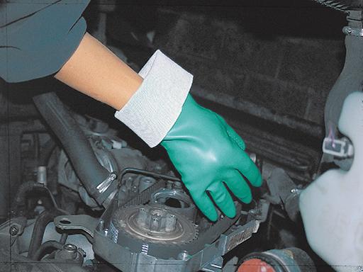 KCL Handschuh Tricotril® 736, L 300 mm, grün - gibt’s bei ☆ HUG Technik ✓